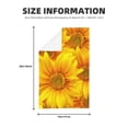 thumbnail image 2 of Sikiie 3D Sunflowers Waffle Weave Kitchen Dish Cloth,Super Absorbent Kitchen Dish Towels 16*26 Inches for Dish Rags Washing Dishes, Drying Dishes, 2 of 7