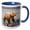 Blue/White, variant on 3drose, Alaska. a Grizzly Bear Walks Along the Tidal Flats, Lake Clark Np., 11oz Magic Transforming Mug