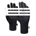 thumbnail image 2 of Men Winter Riding Gloves Fleece insulation Windproof Warm Gloves for Cycling Motorcycles Outdoor Cold Weather, 2 of 6