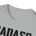 thumbnail image 3 of Badass Dad, Gildan Unisex Softstyle T-Shirt, Bonus Dad Graphic Shirt, S-3XL, 3 of 3