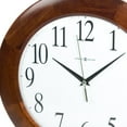thumbnail image 3 of Howard Miller Corporate Wall Clock, 12-3/4", Cherry, 3 of 4