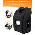 thumbnail image 2 of Almohada de viaje inflable Sunany con soporte para el cuello, antifaz y tapones para los oídos, 2 of 8