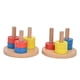 thumbnail image 3 of Juguete de apilamiento y clasificación de madera para niños, 3 colores, bloques de construcción apilables, juguete educativo, regalo de cumpleaños, juego de 3 colores, 3 of 9
