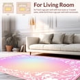 thumbnail image 2 of Ultra Soft Area Rug, Dreamy Wonderland Enchanted Fairy Tale Magic Fantasy, Non Slip, Stain Resistant, Washable Area Rugs for Living Room, Bedroom(Pink, 3X5), 2 of 8