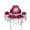Hot Pink, variant on Santa Hats Adult,Western Cowboy Hat with Sparkling Rhinestone and Fringe Detailing for Disco Party Country Music Festival Stage Performance Wear