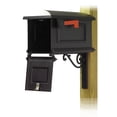 thumbnail image 4 of Traditional Curbside Mailbox with Baldwin front single mailbox mounting bracket, 4 of 4