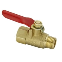 1/4" Male Female NPT Brass Ball Valve Water Moisture Air Tank Drain Shut Off