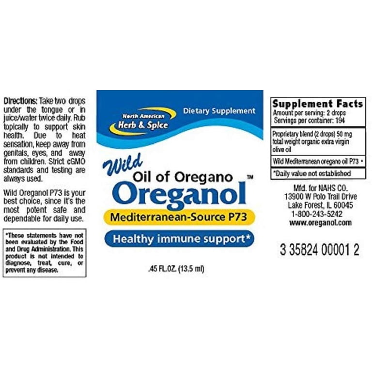 Oreganol P73, 30ml - North American Herb & Spice Co - Natures Fix