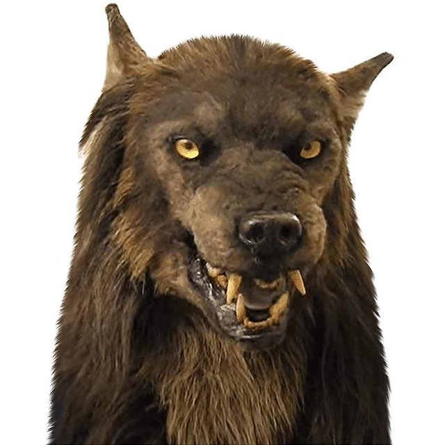 Disfraz de hombre lobo, máscara de fiesta, simulación de Halloween, gorros de animales, disfraz, máscaras faciales de lobo, máscara de mascarada de Cosplay