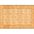 thumbnail image 1 of Ahgly Company Indoor Rectangle Abstract Orange Contemporary Area Rugs, 4' x 6', 1 of 1