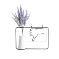 thumbnail image 1 of Ridículo gesto dibujo Patron Tarjeta de jarrón de lavanda artificial, 1 of 3