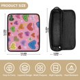 thumbnail image 3 of Hair Tools Storage with Heat Resistant Mat- Romantic Patterns Printed Curling Iron Travel Bag/Flat Iron Case for Women, 3 of 8