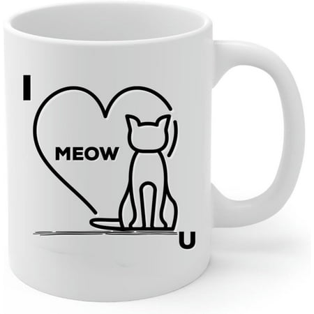 

Are You Kitten Me Right Meow - Gift Black Letters Funny White Coffee Mug 11 15 Oz Accent Mugs