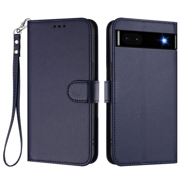GANGXUN Wallet Case for Google Pixel 6A – Magnetic Closure, RFID Blocking, Wrist Strap, Wireless Charging Compatible