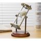 thumbnail image 3 of Vintage 15 Minute Hourglass, 360 Rotating Sand Timer Clock, Brass 15 Min Glass For Home, Desk, Office, Wedding Decorative GuanGuan, 3 of 3