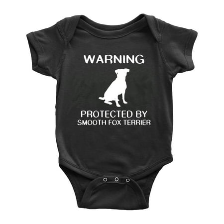 

Warning: Protected by A Smooth Fox Terrier Dog Funny Baby Rompers Bodysuit (Black 3-6 Months)