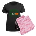 thumbnail image 5 of CafePress - Irish For A Day Women's Dark Pajamas - Women's Short Sleeve Print T-Shirt and Pants Dark Cotton Pajama Set, 5 of 7