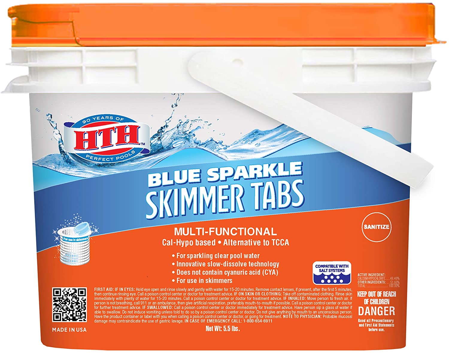 blue sparkle skimmer tabs