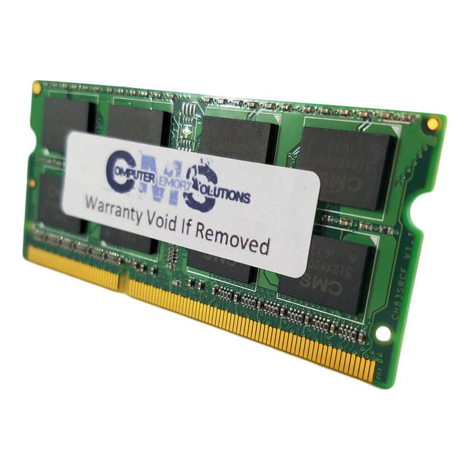 CMS 8GB (1X8GB) DDR3 12800 1600MHz NON ECC SODIMM Memory Ram Upgrade Compatible with Toshiba® Satellite U920T-01Y, U920T-00S, U845W-Sp4361Sm - A8 - image 3 of 3