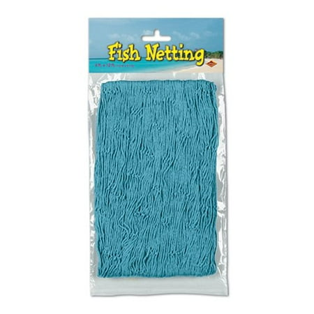 Blue Alien Fish - The Beistle Company Fish Netting Wall Decor