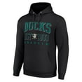 thumbnail image 2 of Men's Starter Black Anaheim Ducks Retro Graphic Pullover Hoodie, 2 of 3