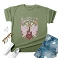 thumbnail image 4 of WEIYLL T-Shirt Femme Musique Country Vintage Imprimé Graphique Manches Courtes T-Shirts Vert Clair Tailles P, 4 of 4