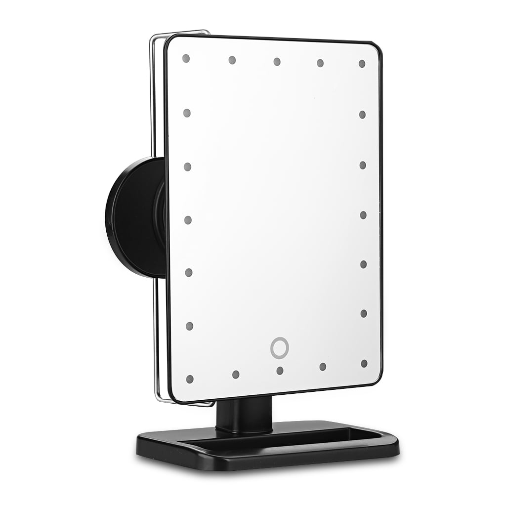 Ovonni 10x Magnifier Led Touch Screen Makeup Mirror 20 Leds Lighted Ovonni 10x Magnifier Led Touch Screen Makeup Mirror 20 Leds Lighted Make Up Cosmetic Portable Adjule Vanity Tabletop Countertop Com