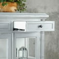 thumbnail image 5 of Sunset Trading Cottage Transitional Cabinet in Distressed Gray/White Curio Wood, 5 of 5