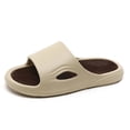 thumbnail image 4 of Zapatillas de baño para hombre con acupresión y masaje para interiores y exteriores (Caqui 44-45), 4 of 8