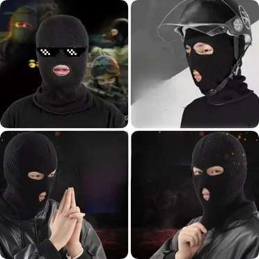 Zhanmai 6 Pcs Ski Mask Full Face Cover Balaclava Winter Neck Gaiter Men Outdoor Sports Cycling Windproof Hood At Men's Clothing Store