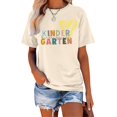 thumbnail image 2 of Articles en Liquidation Seductiva T-Shirt à Manches Courtes pour Femmes T-Shirt à Col Rond Imprimé à Manches Courtes pour Femmes pour la Rentrée Scolaire, 2 of 5