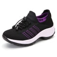 thumbnail image 5 of ZRBYWB Womens Shoes Large Size High Elastic Breathable Shoes For Ladies Trendy Lightweight Socks Shoes Leisure Shoes For Women Fashionable, 5 of 6