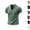 #01 Green, variant on Mens V Neck T Shirts Frayed Edge Short Sleeve Tshirts Breathable Summer T-Shirts Wokout Sport Tees Daily Clothes ,XXL,Wine