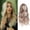 Brown, variant on Qliuoazw Women's Gray Light Brown Gradient Curl Set Wavy Curl Wig Hair Wigs