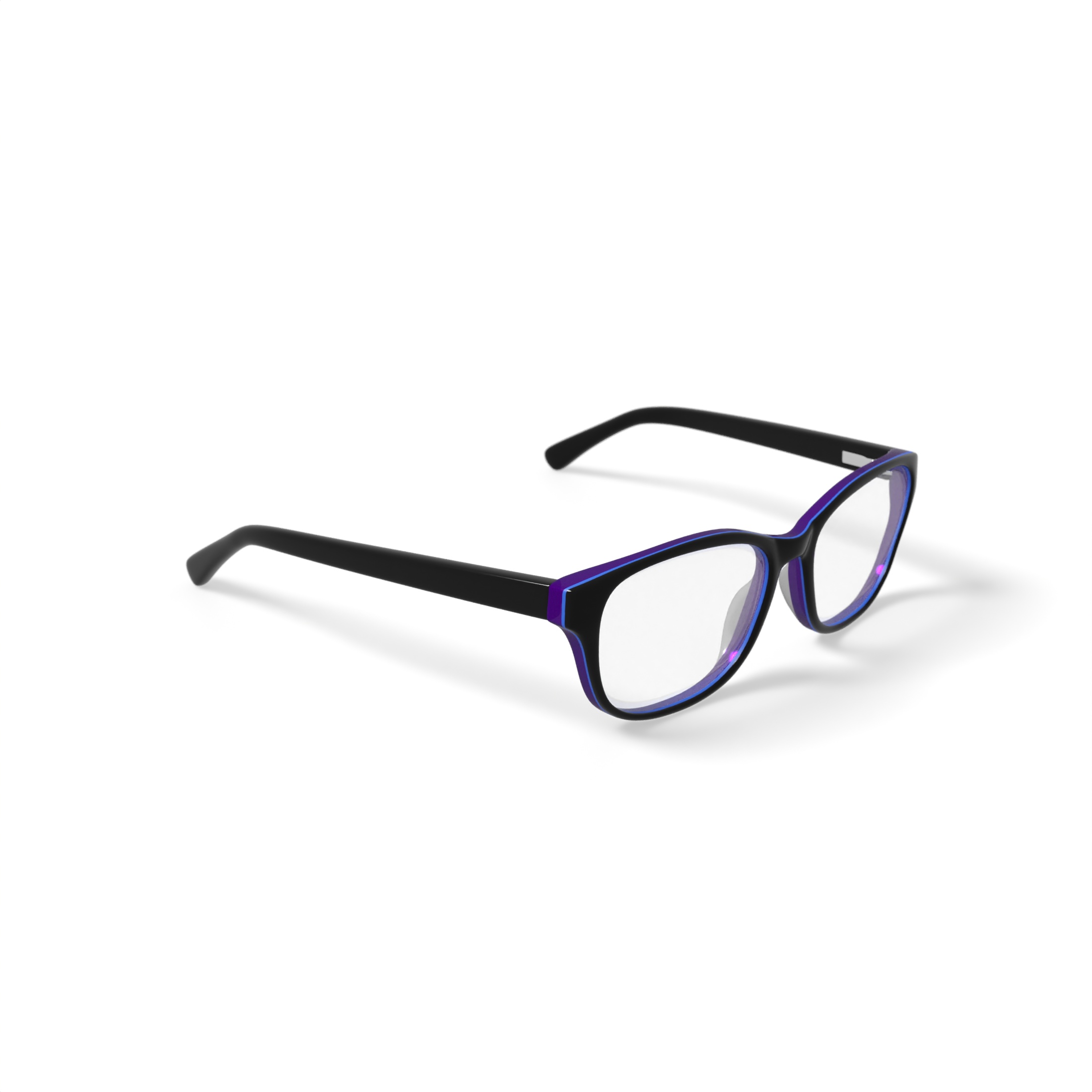 Walmart Youth FM17199 Square Prescription Eyeglasses with Case, Purple