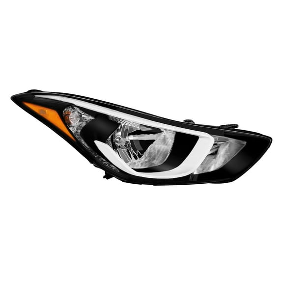 Passenger Headlights, Fit for 2014-2016 Hyundai Elantra Sedan Headlight Assembly LED Housing