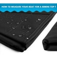 thumbnail image 2 of Leader Accessories 3 Bow Bimini Top Boat Cover,Black, 2 of 7