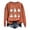 Orange, variant on Gunia Women'S Halloween Ghost Sweatshirts Female Dog Lover T Shirt Sweater Casual Long Sleeved Pullover Top Autumn Winter Sweater Fall Fashion Clothes Beige S-2Xl