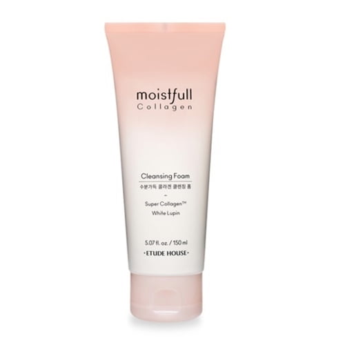 collagen water full moist deep cleansing foam