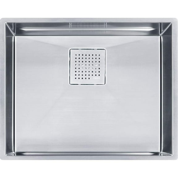 Franke PKX11021 Peak 22 7/8" Single Bowl Undermount Stainless Steel Kitchen Sink