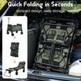 thumbnail image 7 of 2-in-1 Folding Garden & Beach Wagon Cart, Heavy Duty Utility Trolley, Converts to Lounge Chair, All-Terrain Wheels, 7 of 7