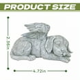 thumbnail image 7 of ICERUN Garden Statues,Resin Angel Dog Sculpture Garden Decorations,Stone Texture Finish Outdoor Statues,Style1, 7 of 7