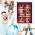 thumbnail image 3 of The Adventure Chanllege 100 Love Valentine's Present Dates scratch off poster Beautiful Icons in Bags Package for Adult Lovers base roja Inevent HA028200-02, 3 of 7