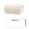 thumbnail image 3 of Aoznliie Bath Towels, Extra Large Thickened Towels for Bathroom & Gym, 30x14 inch Quick Dry Bath Sheets for Swimming Camping, White, 3 of 5