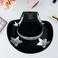 thumbnail image 4 of Sequined Star Party Hat for Festival Large Brims RolePlay Costume Hat Wedding Party Props Hat Bachelorettes Dress Up Hat, 4 of 8