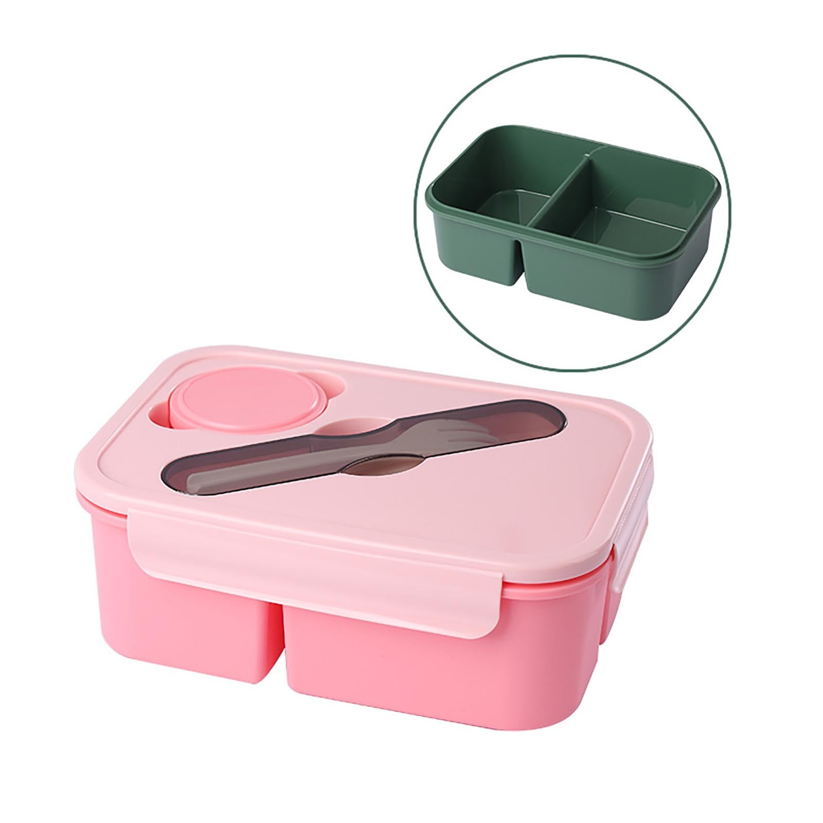 Kyoffiie Vacuum Insulated Food Container for Hot Food Portable Food Warmer  School Lunch Box with Foldable Spoon Silicone Handle for School Office Work  
