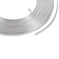 thumbnail image 4 of Uxcell 16.4 Feet Flat Aluminum Wire 18 Gauge Bendable Anodized Aluminum Wire Silver Tone, 4 of 6