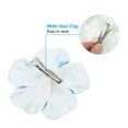 thumbnail image 4 of Uxcell Hawaiian Hibiscus Flowers Artificial Flowers Hair Clip DIY Foam Hibiscus Flower Blue 16 Pack, 4 of 6