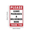 thumbnail image 4 of Leave Packages Here Sign Sticker Wall Sign Sticker Delivery Sign Sticker Adhesive Delivery Here Sticker, 4 of 4