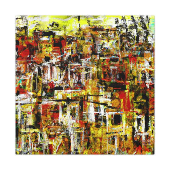Colonial Abstract Expressionism - Canvas
